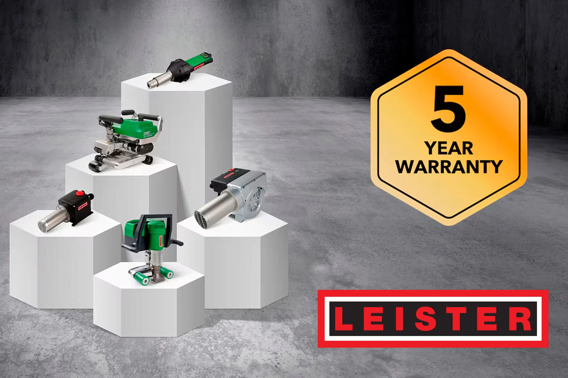 leister 5 year warranty